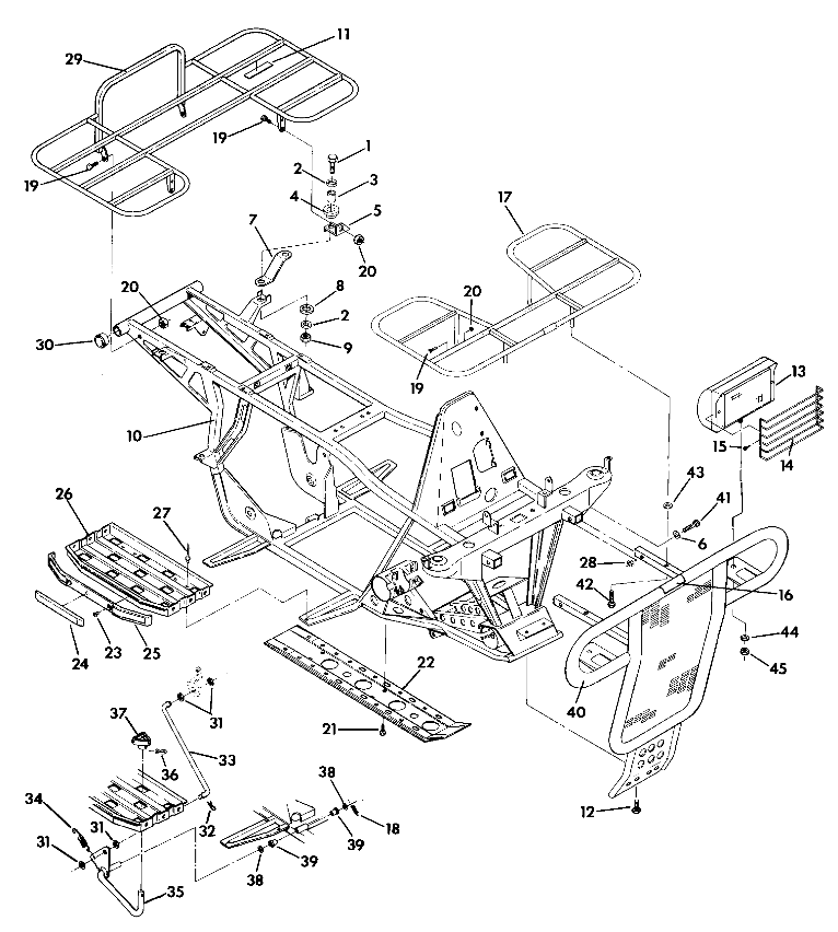 Frame Assembly with Racks (4918541854003A)