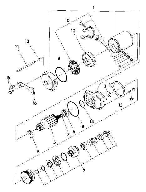 Starting Motor Assembly (4918541854046A)