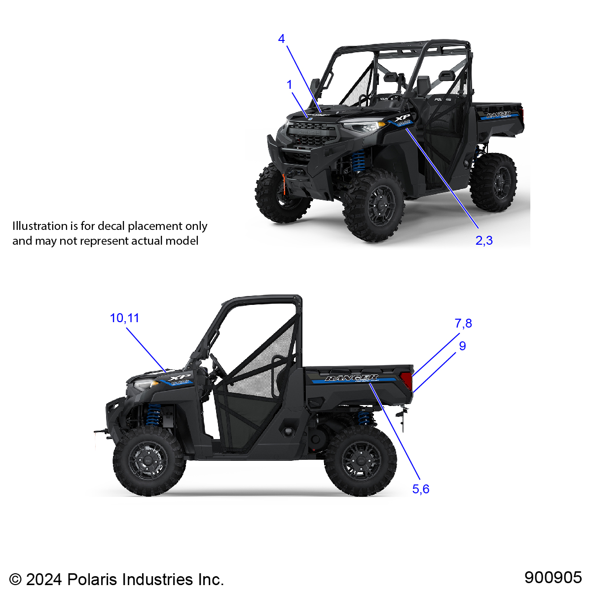 BODY, DECALS, GRAPHICS - R25RRS99CP (900905)