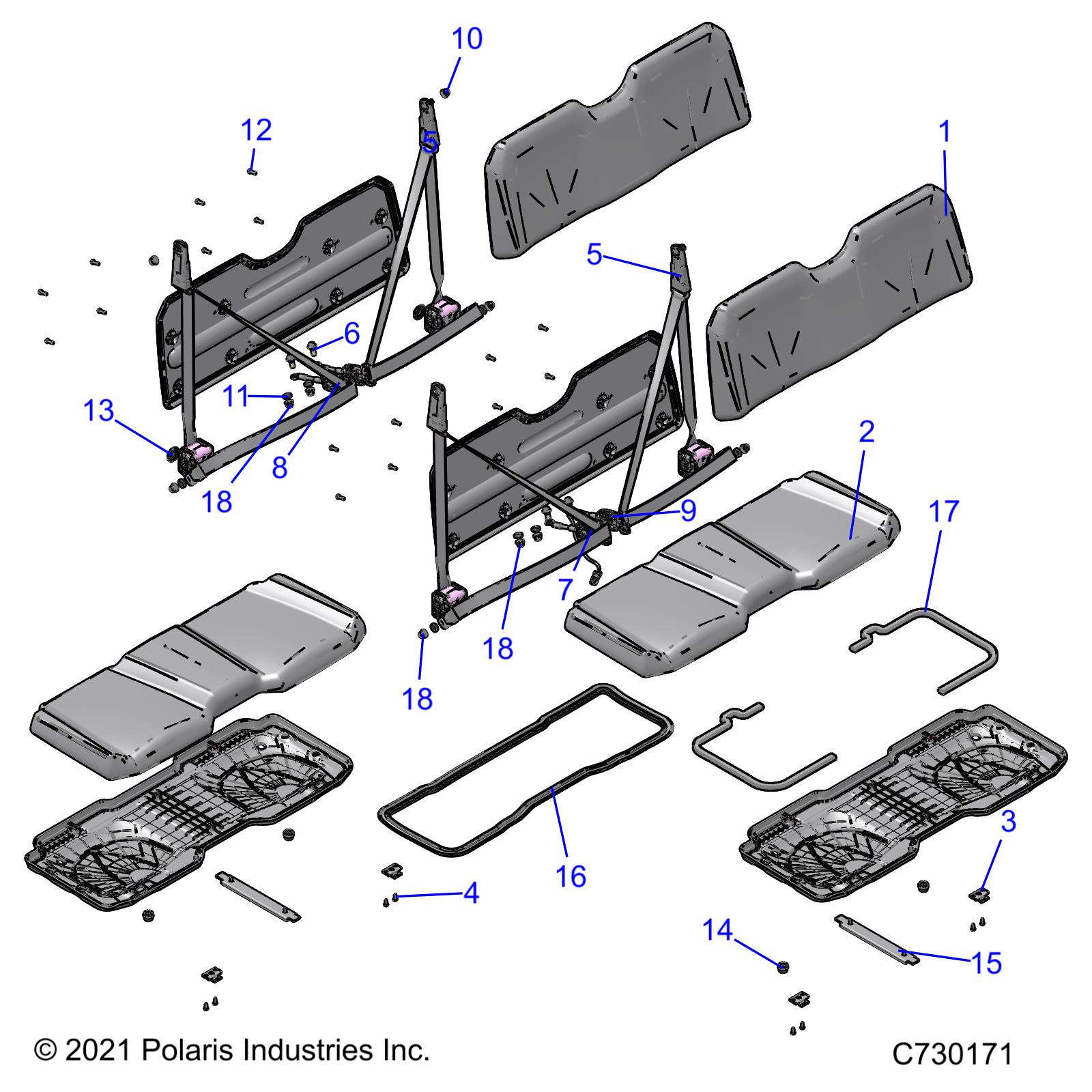 BODY, SEAT - R24M4U57Z4/B4/Z9/B9 (C730171)