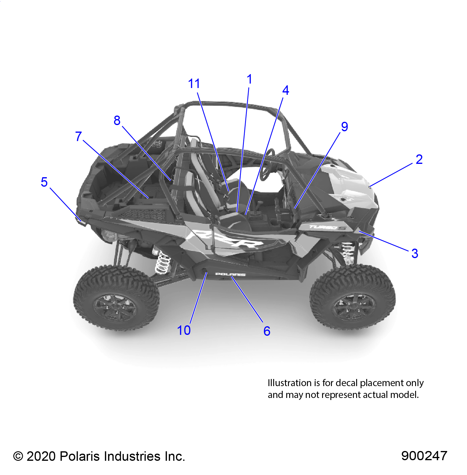 BODY, DECALS COMMON - Z21PAE92AE/AN/BE/BN/L92AL/AT/BL/BT (900247)