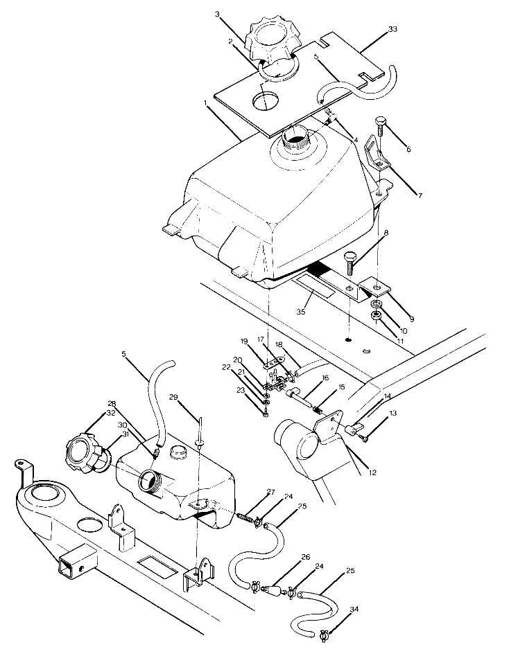 FUEL TANK ASSEMBLY TRAIL BLAZER (4919761976009A)