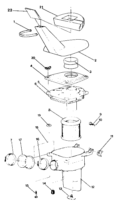 AIR BOX ASSEMBLY  TRAIL BOSS (4919771977019A)