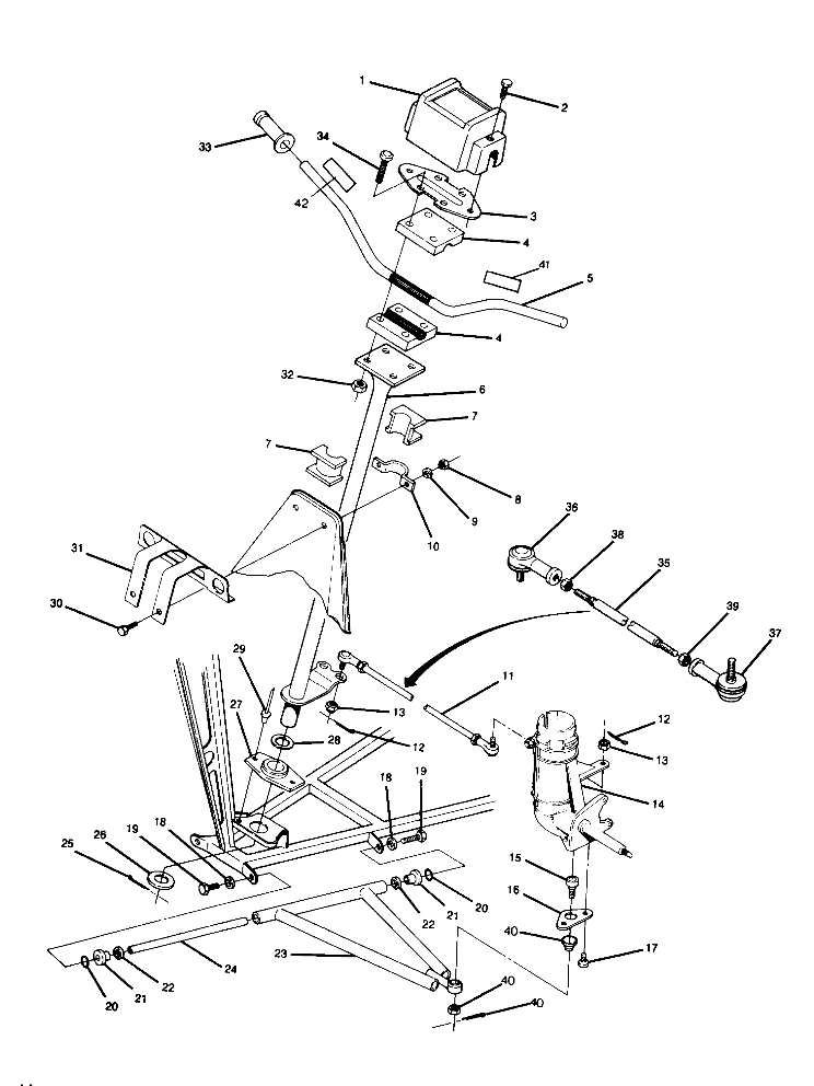 STEERING ASSEMBLY 250 2X4 - Update (4919781978011A)