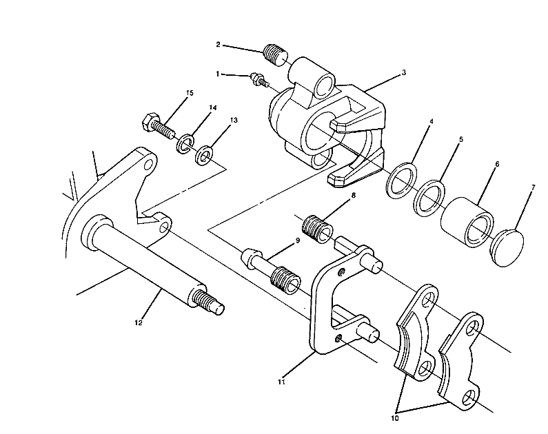 FRONT BRAKE ASSEMBLY 250 2X4 - Update (4919781978016A)