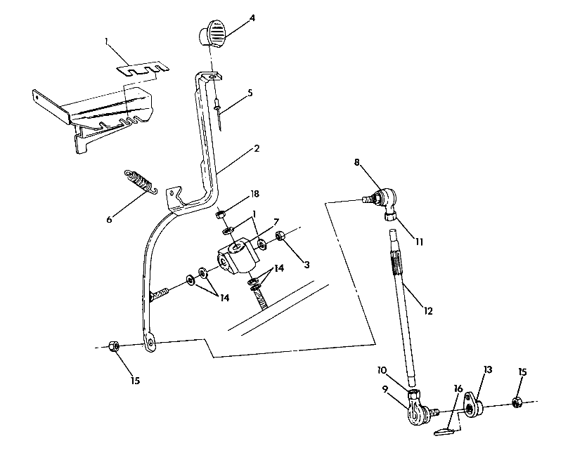 SHIFT LINKAGE ASSEMBLY 250 2X4 - Update (4919781978031A)