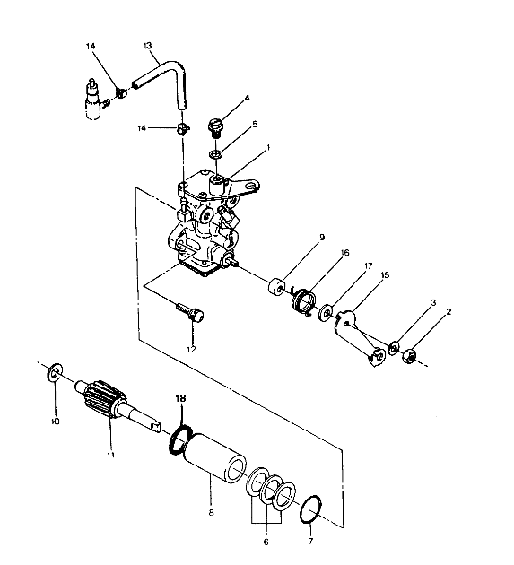 OIL PUMP ASSEMBLY  250 2X4-Update (4919781978035A)