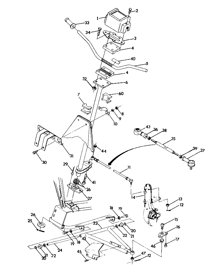 STEERING ASSEMBLY 250 4X4 - Update (4919791979015A)