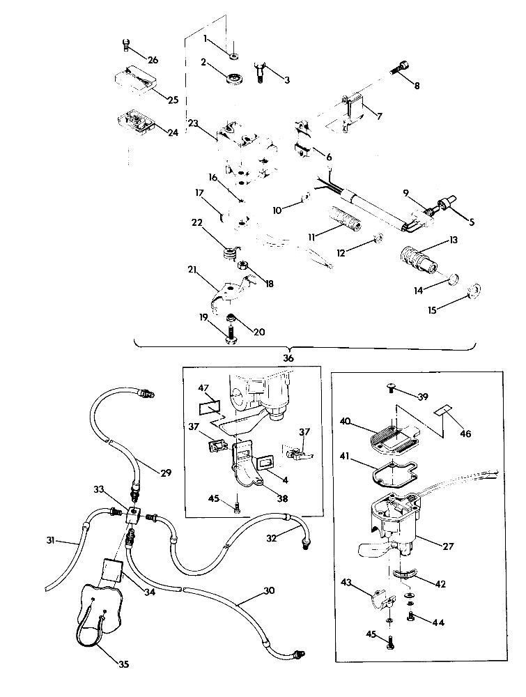 CONTROL ASSEMBLY 250 4X4 - Update (4919791979017A)