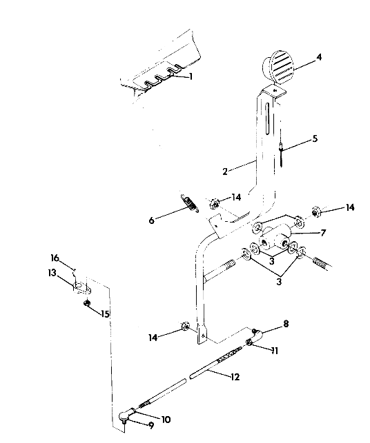 SHIFT LINKAGE ASSEMBLY 250 4X4 - Update (4919791979038A)