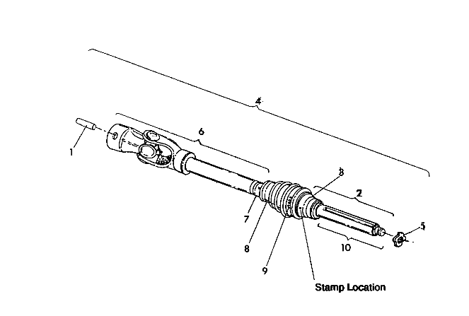 CV JOINT 250 4X4-Update USA STAMPED ON BELL HOUSING (4919791979039A)