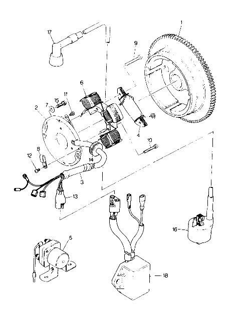 MAGNET0 ASSEMBLY 250 4X4 - Update (4919791979046A)