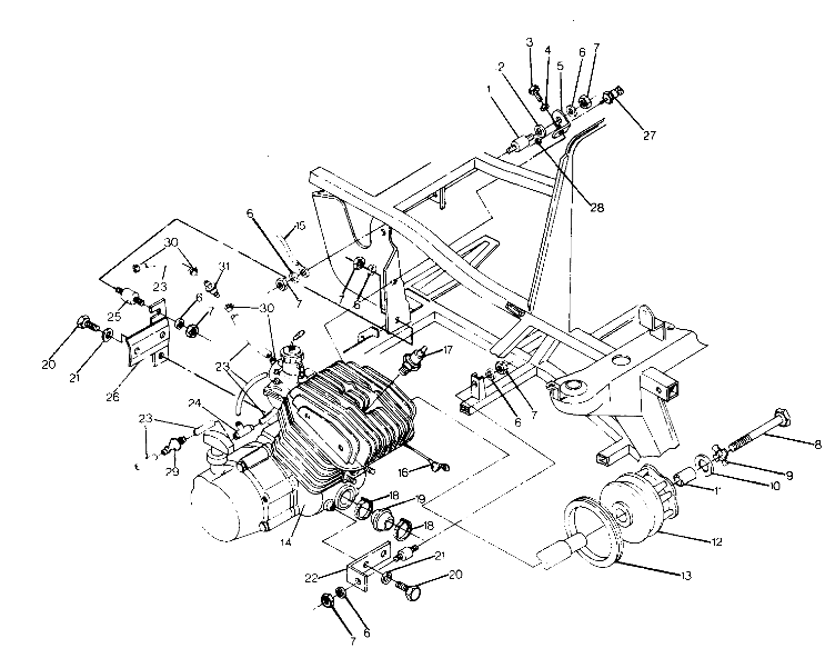 ENGINE MOUNTING BIG BOSS 4X6 (4919801980006A)