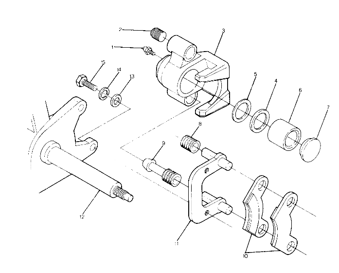 FRONT BRAKE ASSEMBLY BIG BOSS 4X6 (4919801980018A)