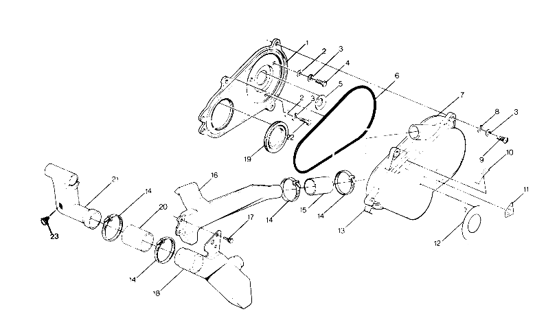 CLUTCH COVER ASSEMBLY BIG BOSS 4X6 (4919801980024A)