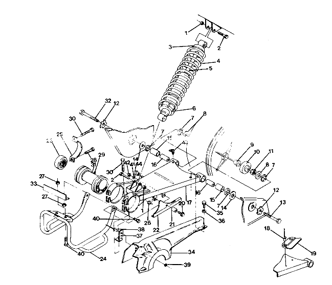 SWING ARM WLDMT (MIDDLE) BIG BOSS 4X6 UPDATED 2-91 (4919801980026A)