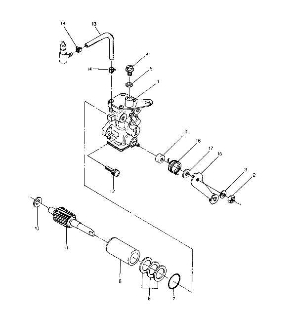 OIL PUMP ASSEMBLY BIG BOSS 4X6 (4919801980039A)