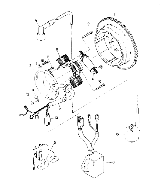 MAGNETO ASSEMBLY BIG BOSS 4X6 (4919801980042A)