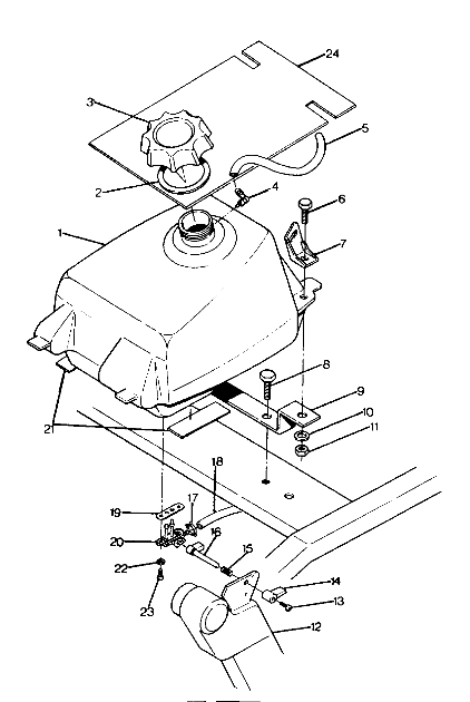 FUEL TANK ASSEMBLY 6X6 UPDATED 2-91 (4919811981004A)