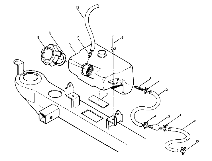 OIL TANK ASSEMBLY 6X6 (4919811981005A)