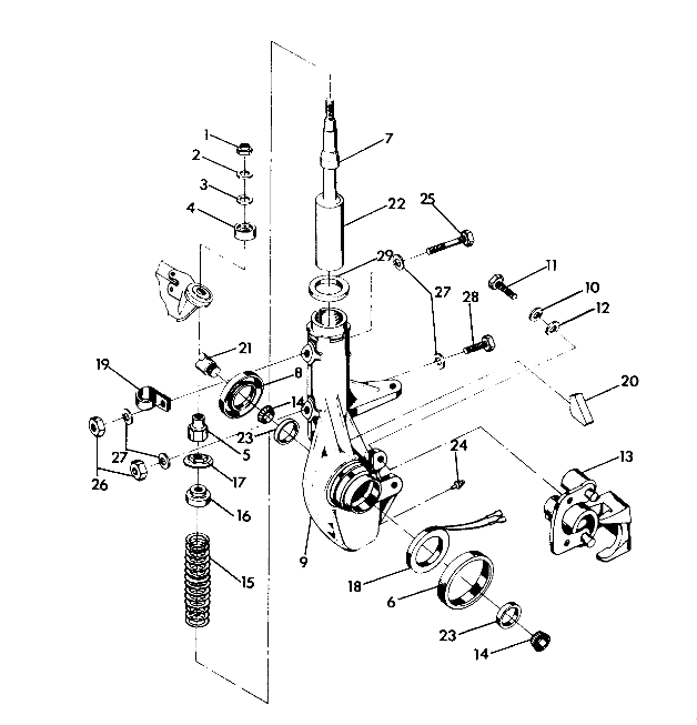 FRONT STRUT ASSEMBLY  6X6  UPDATE 2-91 (4919811981010A)