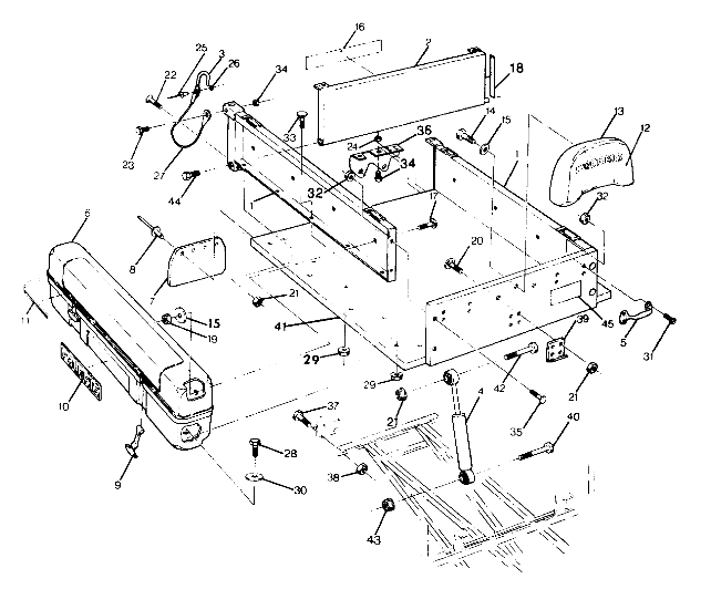 UTILITY DUMP BOX 6X6 (4919811981013A)