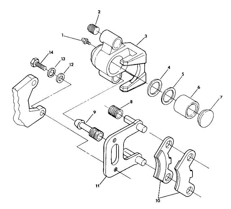 FRONT BRAKE ASSEMBLY 6X6 (4919811981028A)