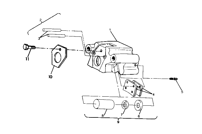 REAR BRAKE ASSEMBLY 6X6 (4919811981038A)