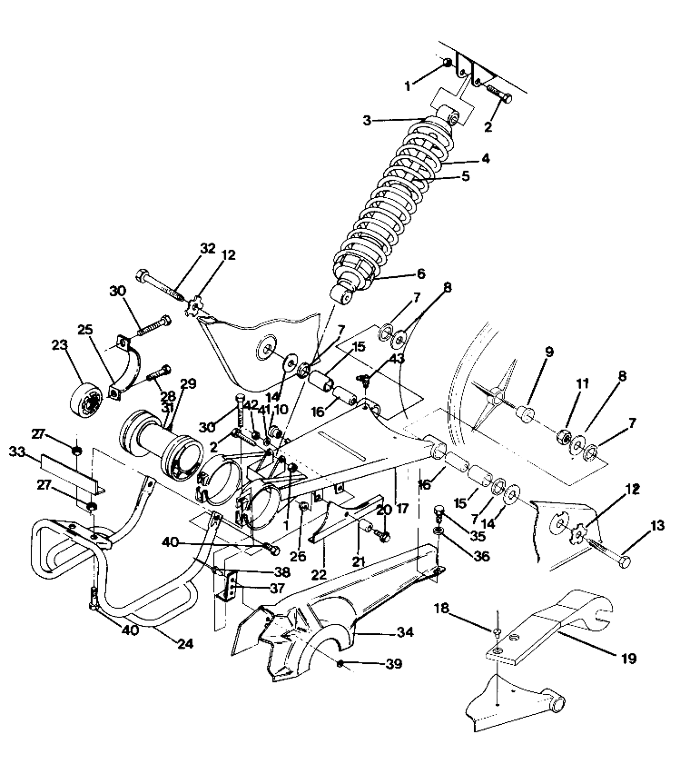 SWING ARM WLDMT (MIDDLE) UPDATED 2-91 6X6 (4919811981039A)