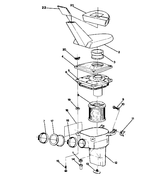 AIR BOX ASSEMBLY  350 2X4 - Update (4919821982015A)