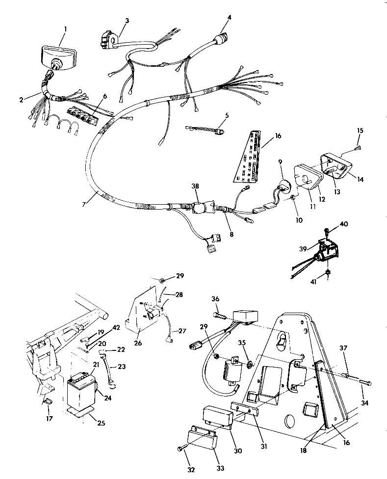 WIRING HARNESS 350 2X4 - Update (4919821982029A)