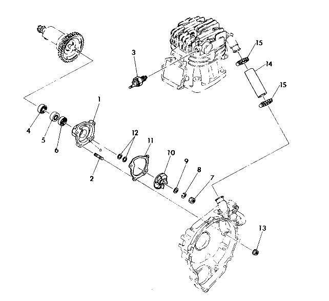 WATER PUMP ASSEMBLY 350 2X4 - Update (4919821982038A)