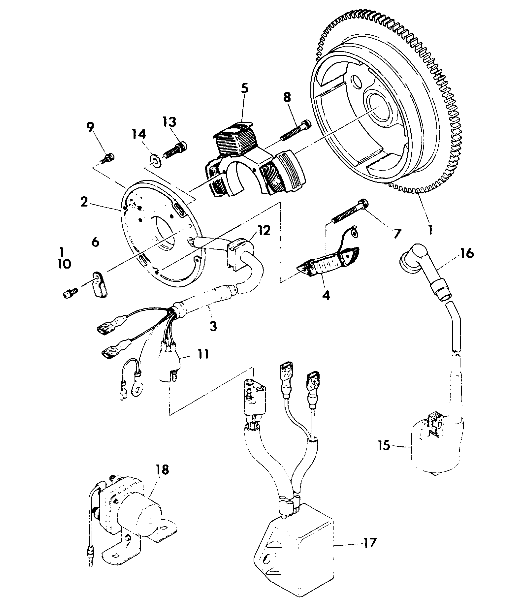 MAGNETO ASSEMBLY   350 2X4 - Update (4919821982041A)