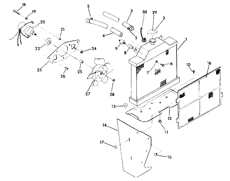 COOLING SYSTEM  350 4X4 - Update (4919831983007A)