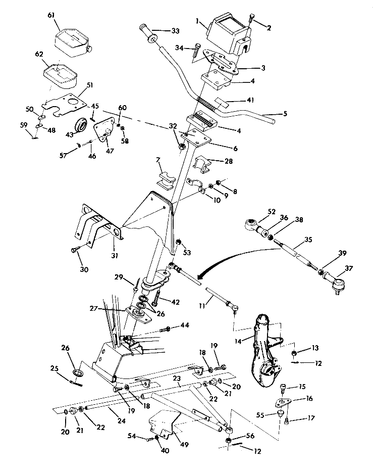 STEERING ASSEMBLY 350 4X4 - Update (4919831983015A)