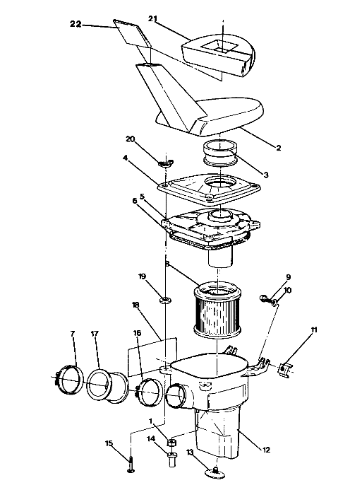 AIR BOX ASSEMBLY  350 4X4 - Update (4919831983027A)