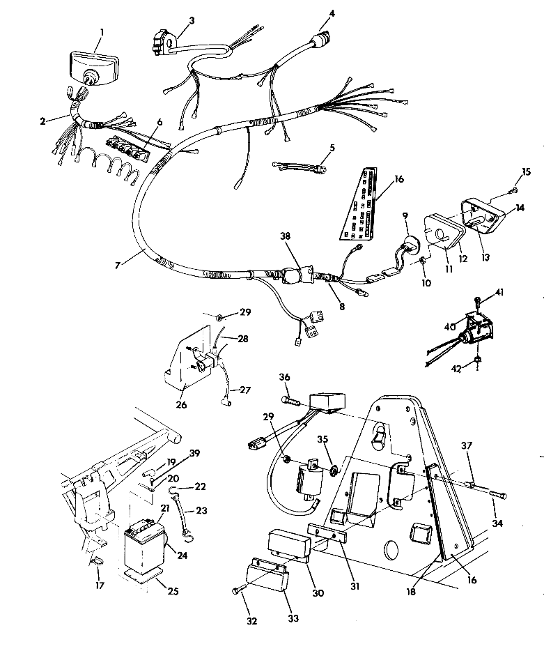 WIRING HARNESS  350 4X4 - Update (4919831983035A)