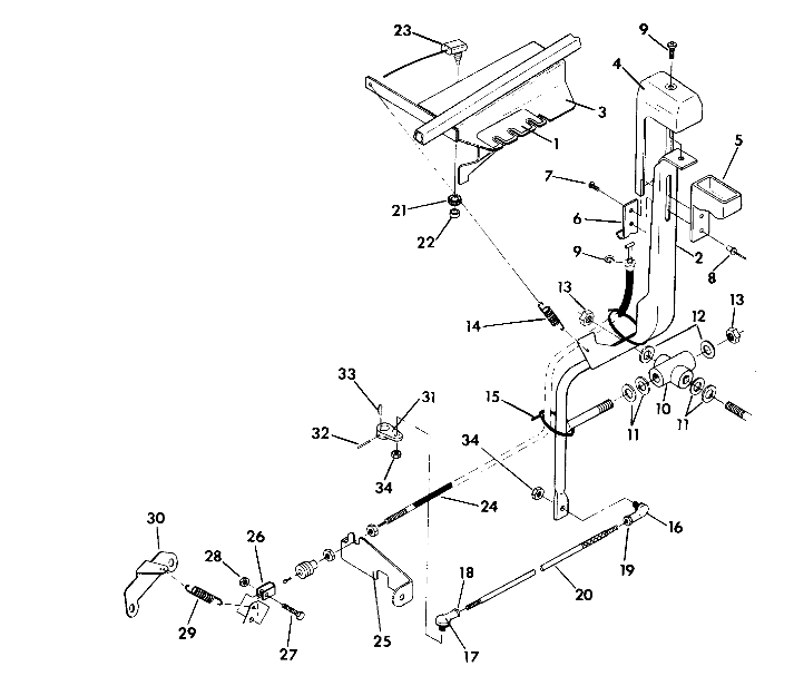 SHIFT LINKAGE ASSEMBLY  350 4X4 - Update (4919831983039A)