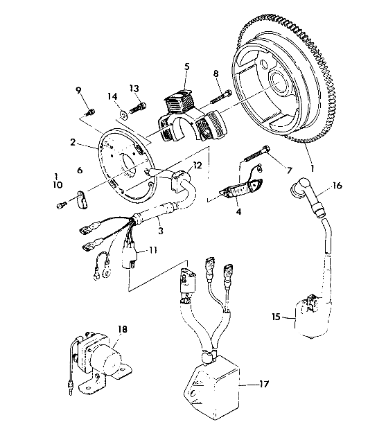 MAGNETO ASSEMBLY  350 4X4 - Update (4919831983047A)