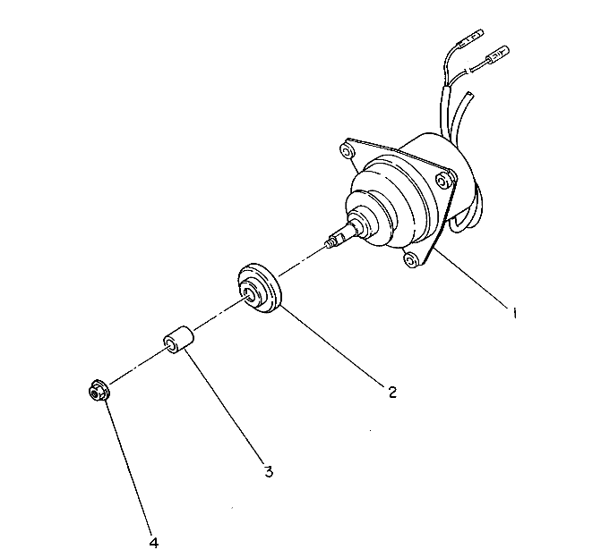 FAN MOTOR 350 4X4 - Update (4919831983050A)