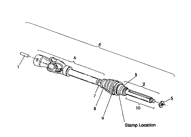 CV JOINT 350 4X4 - Update (4919831983052B)