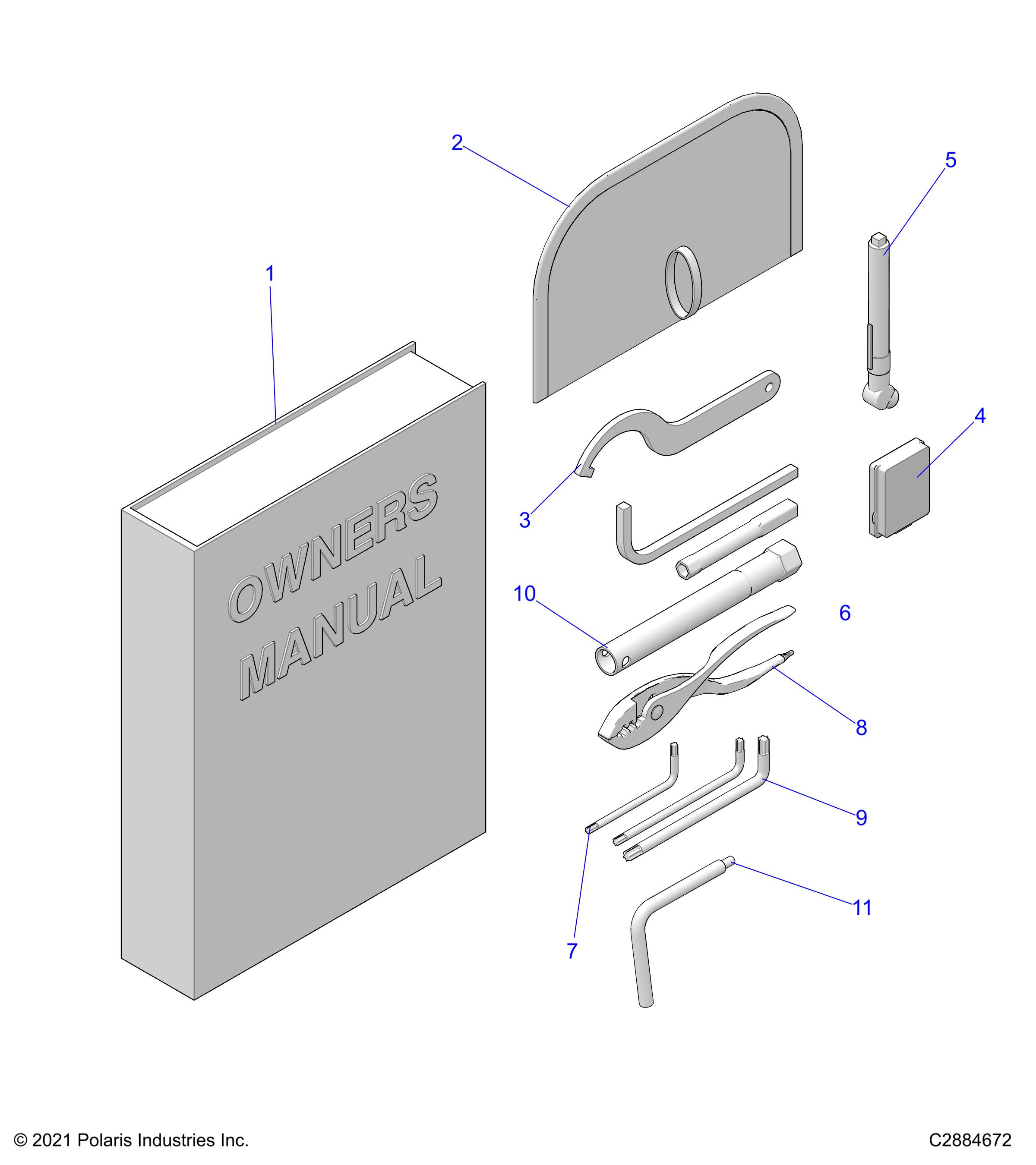 REFERENCES, TOOL KIT and OWNERS MANUALS - R22TAE99A1/A7 (C2884672)