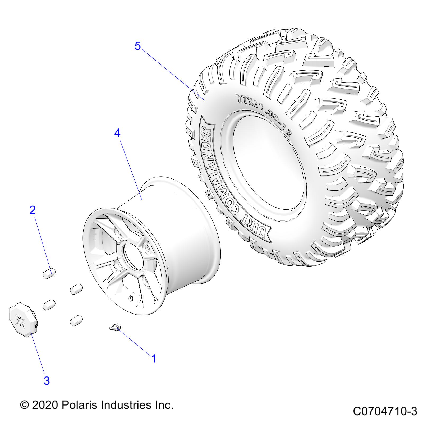 WHEELS, REAR - Z21ASE99F5/S99C5 (C0704710-2)