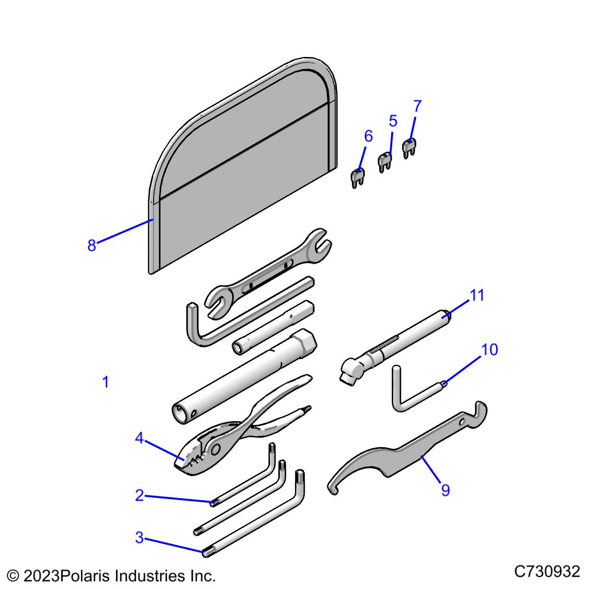 REFERENCE, OWNERS MANUAL AND TOOL KIT - Z23RAE92PG (C730932)