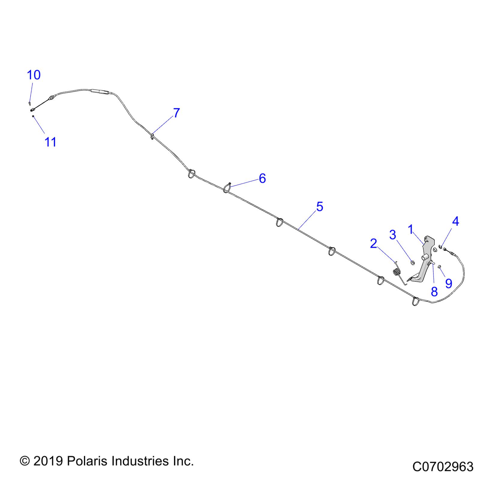 ENGINE, THROTTLE PEDAL AND CABLE - D26P4ED4D4 (C0702963)
