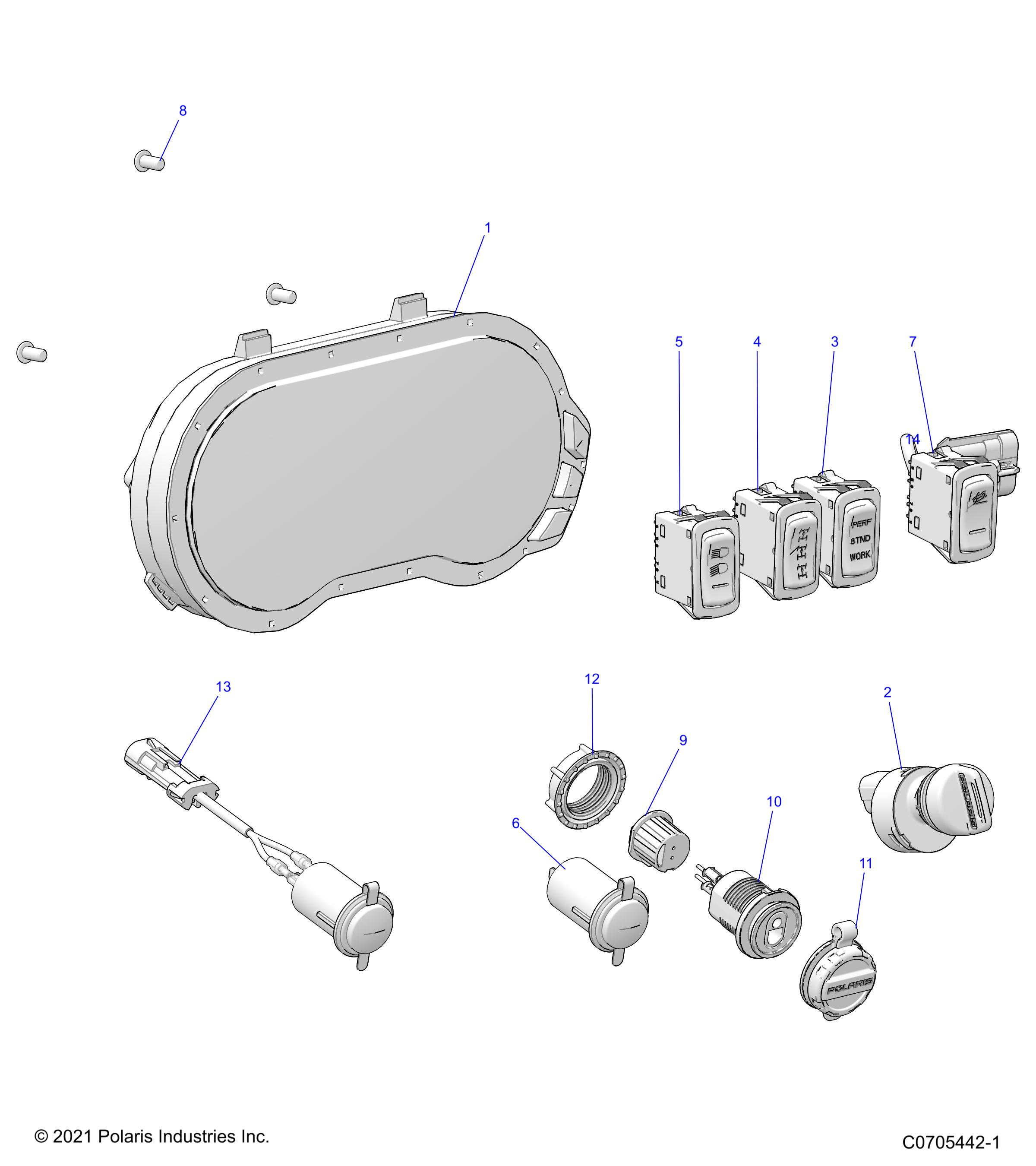 ELECTRICAL, DASH INSTRUMENTS - R22RRE99DP (C0705442-1)