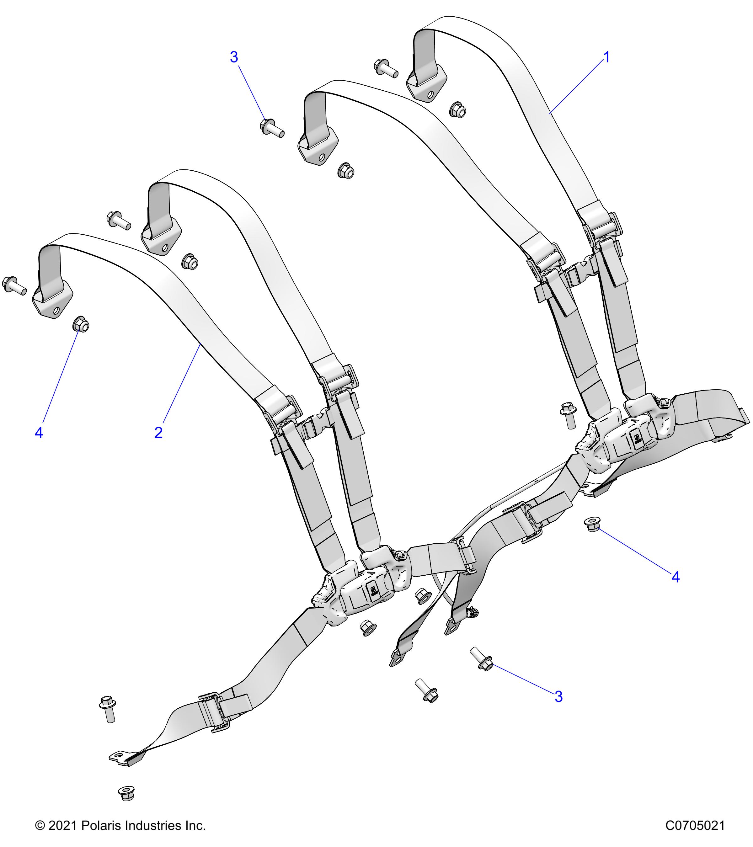 BODY, SEAT BELT MOUNTING - Z24NMC99AM/BM (C0705021)