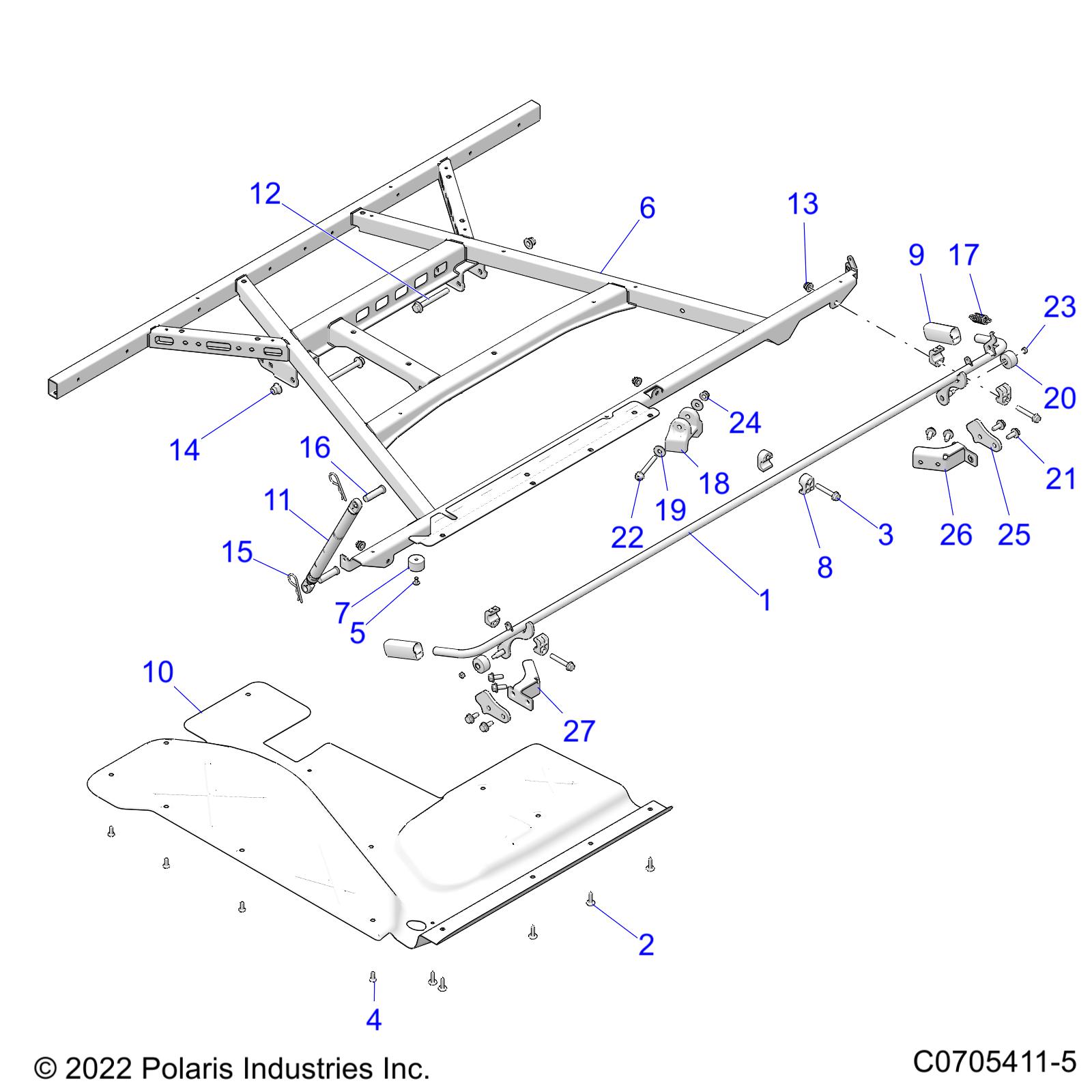 BODY, BOX, MOUNTING - R22RRE99DP (C0705411-5)