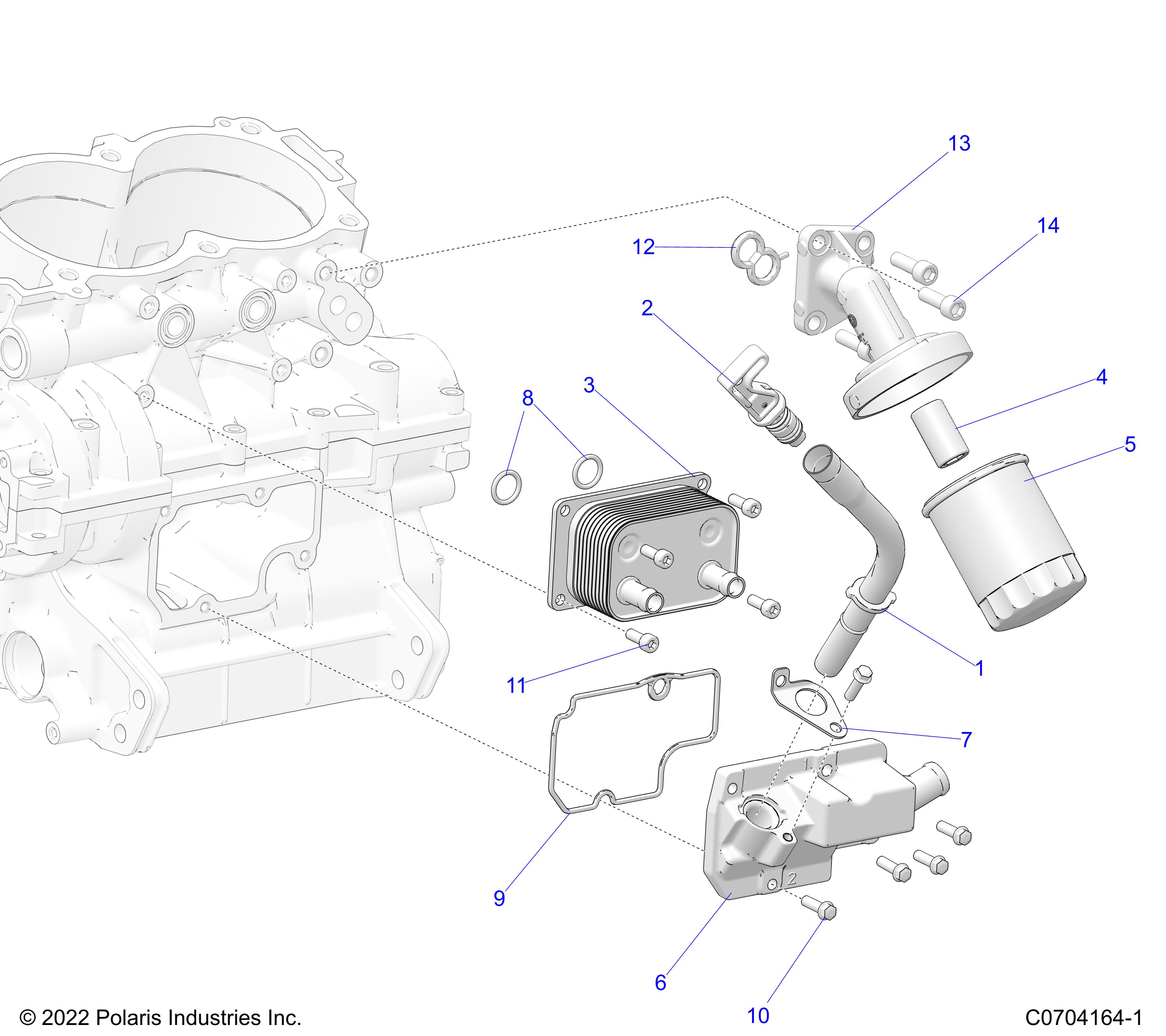 ENGINE, DIPSTICK AND OIL FILTER - Z23N4K99A/99B (C700226)