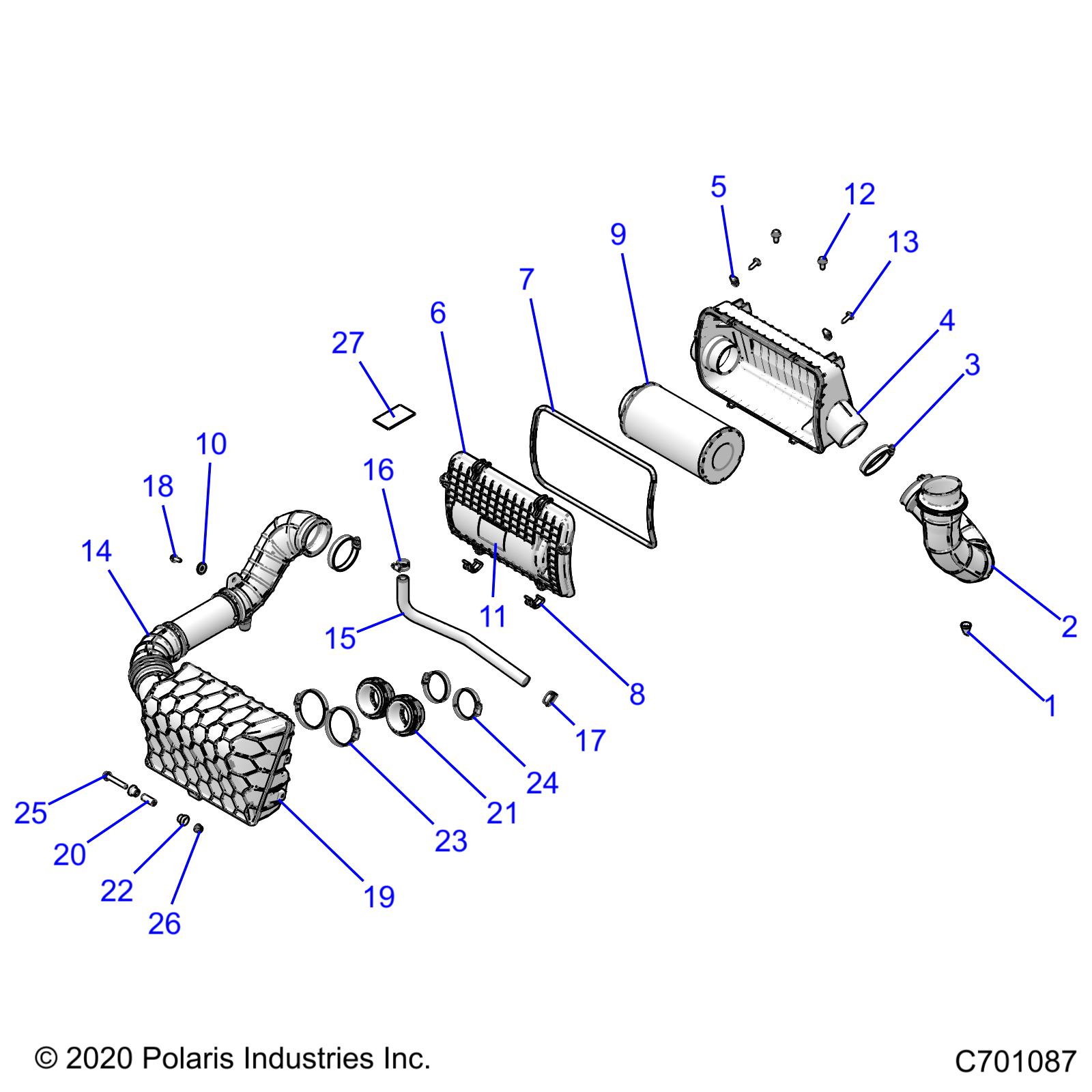 ENGINE, AIR INTAKE SYSTEM - Z22N4E99NK (C701087)